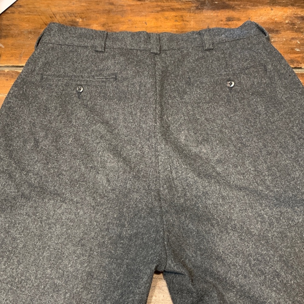 VTG POLO RALPH LAUREN GRAY WOOL PHILIP PANT - Picture 6 of 16